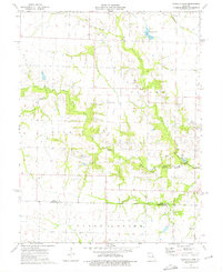 Vandalia Lake 1973 topographic map thumbnail