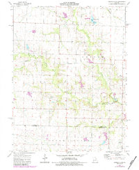 Vandalia Lake 1973 topographic map thumbnail