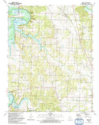 Vista 1991 topographic map thumbnail