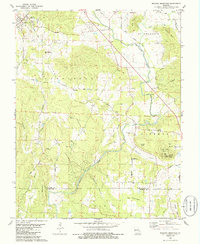 Wachita Mountain 1980 topographic map thumbnail