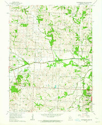 Warrensburg West 1962 topographic map thumbnail