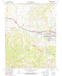 Warrenton 1973 topographic map thumbnail