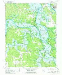 Warsaw West 1965 topographic map thumbnail