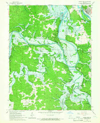 Warsaw West 1965 topographic map thumbnail