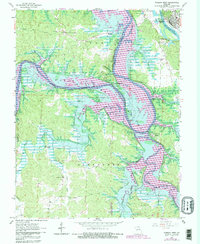 Warsaw West 1965 topographic map thumbnail