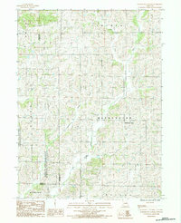 Washington Center 1984 topographic map thumbnail