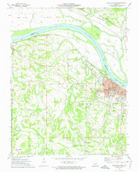 Washington West 1973 topographic map thumbnail