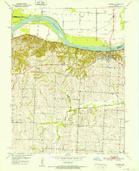 Waverly 1951 topographic map thumbnail