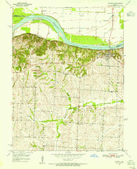 Waverly 1951 topographic map thumbnail