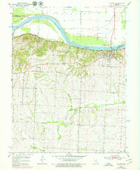 Waverly 1951 topographic map preview