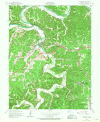 Waynesville 1954 topographic map thumbnail