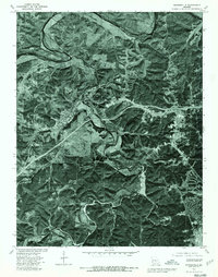 Waynesville 1976 topographic map thumbnail