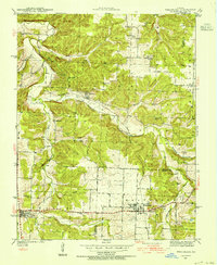 Weaubleau 1940 topographic map thumbnail