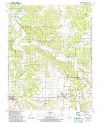 Weaubleau 1991 topographic map thumbnail