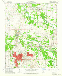Webb City 1963 topographic map thumbnail