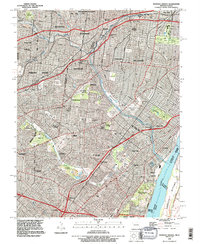 Webster Groves 1993 topographic map thumbnail