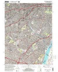 Webster Groves 1998 topographic map thumbnail