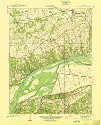 Weldon Spring 1940 topographic map preview