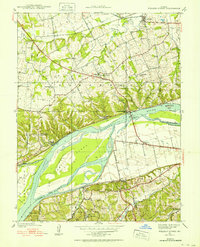 Weldon Spring 1937 topographic map preview