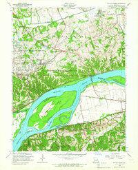 Weldon Spring 1954 topographic map preview
