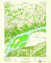 Weldon Spring 1954 topographic map thumbnail