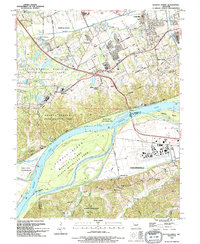 Weldon Spring 1994 topographic map thumbnail