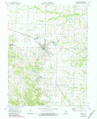 Wellsville 1973 topographic map thumbnail