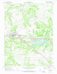 Wentzville 1972 topographic map thumbnail
