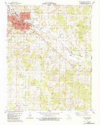 West Plains 1983 topographic map thumbnail