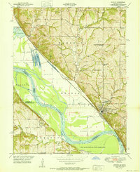 Weston 1951 topographic map thumbnail
