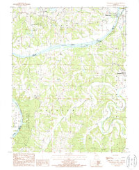 Westphalia West 1987 topographic map thumbnail