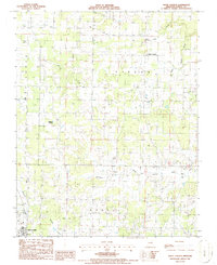 White Church 1986 topographic map thumbnail