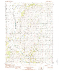Whitesville 1984 topographic map thumbnail