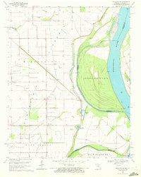 Wickliffe SW 1969 topographic map thumbnail