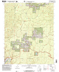 Wilderness 1997 topographic map thumbnail