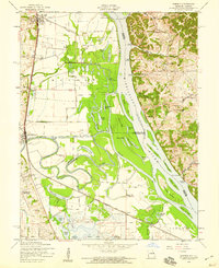 Winfield 1954 topographic map thumbnail