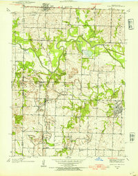 Worland 1938 topographic map thumbnail