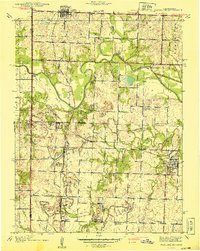 Worland 1940 topographic map thumbnail
