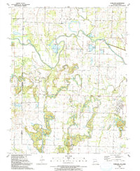 Worland 1991 topographic map thumbnail
