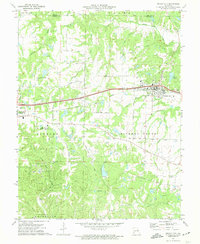 Wright City 1972 topographic map thumbnail