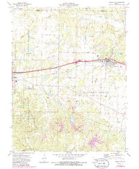 Wright City 1972 topographic map thumbnail