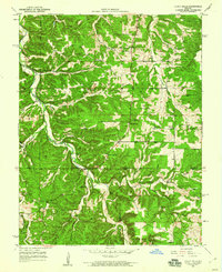 Yancy Mills 1950 topographic map thumbnail
