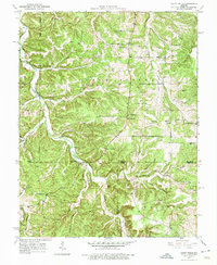 Yancy Mills 1950 topographic map preview