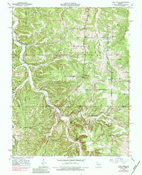 Yancy Mills 1950 topographic map thumbnail