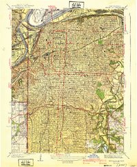 Kansas City 1940 topographic map thumbnail