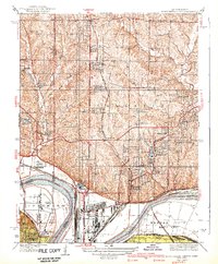 North Kansas City 1940 topographic map thumbnail