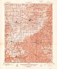 Cassville 1937 topographic map thumbnail
