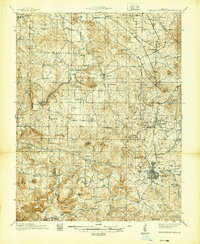 Fredericktown 1939 topographic map thumbnail