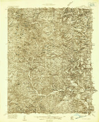 Gainesville 1934 topographic map thumbnail