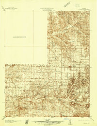 Ozark 1937 topographic map preview